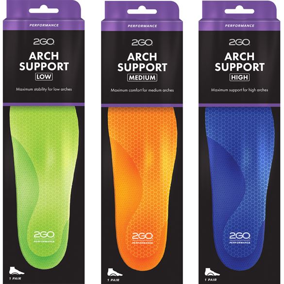  2Go Arch Support - støttesål til svangen, medium