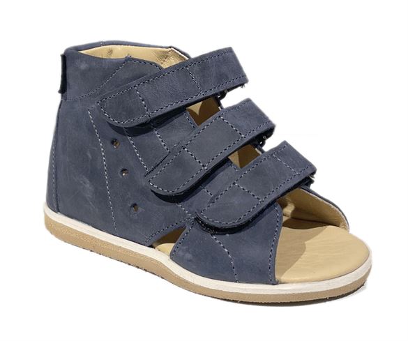 Se Aurelka sandal, jeans blå - sandal med ekstra støtte hos Godesko.dk