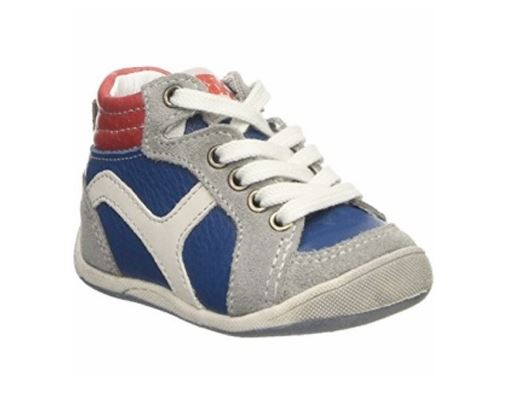 Image of BabyBotte drenge sneakers Funambule, snøresko, blå (BB_Funambule-jeans)