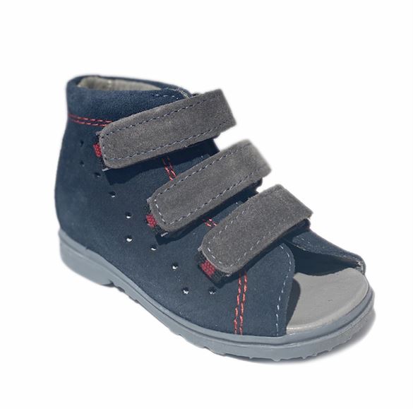 Billede af Dawid sandal, navy/grå - sandal med ekstra støtte