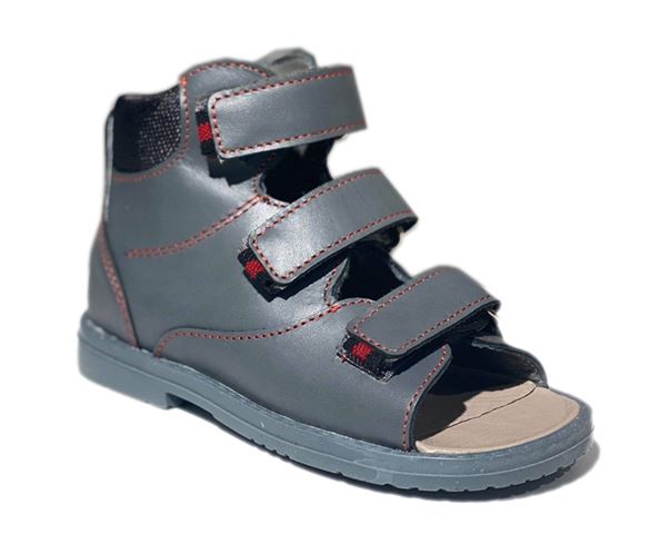 Image of Dawid sandal, grå - sandal med ekstra støtte (Dawid-sandal-graa-953sz)