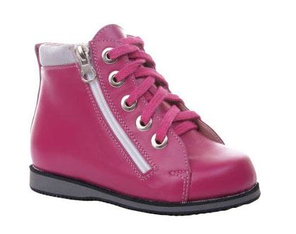 #3 - Dawid sneakers m/ 2 lynlåse, pink - pigesko med støtte