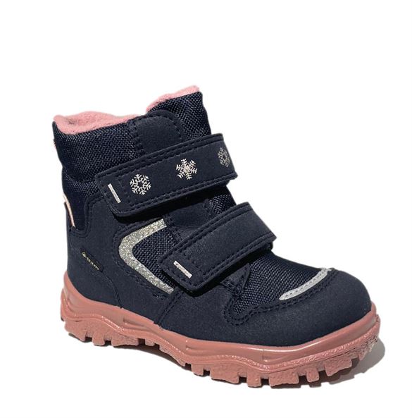 Billede af Superfit pigestøvler m/Goretex, navy/rosa