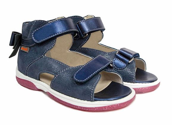 Billede af Memo Juliet sandal, navy - sandal med ekstra støtte