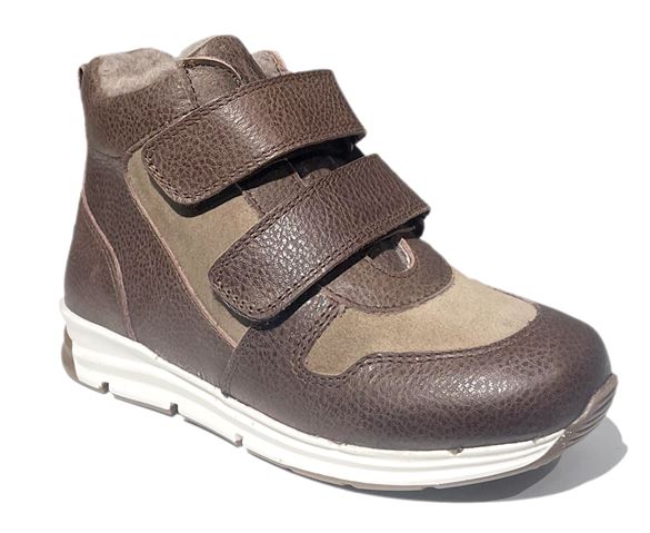 Se Arauto Rap sporty sneakers m. uldfor, mørkebrun/beige hos Godesko.dk