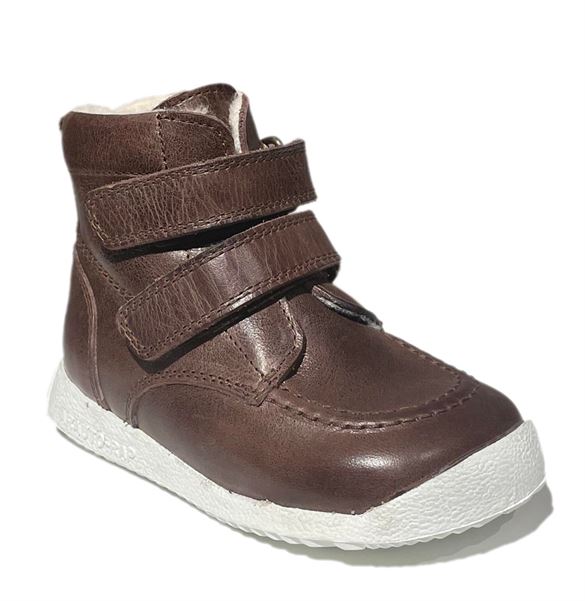 Et kors Portræt Farvel Arautorap (RAP) korte sporty velcro vinterstøvler, mørkebrun java • 899.00  DKK