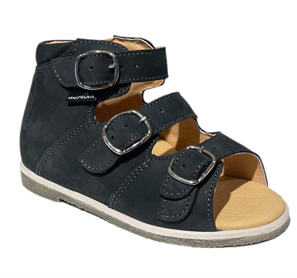 Aurelka sandal, navy – sandal med ekstra støtte