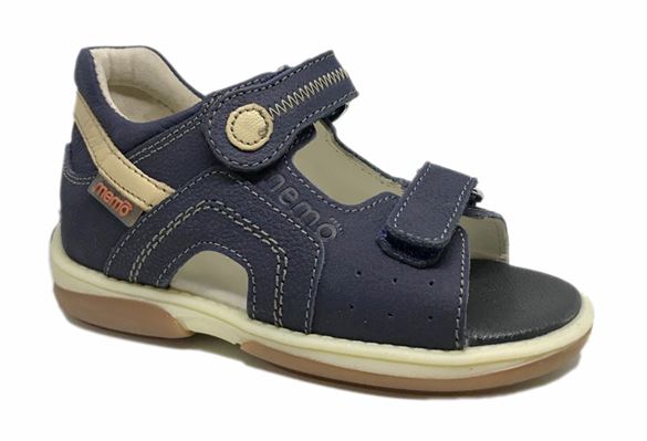 Billede af Memo Szafir sandal, navy - sandal med ekstra støtte