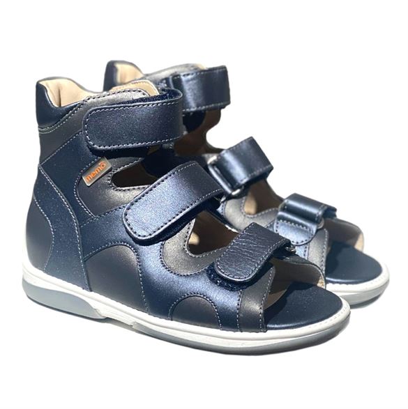 Memo Joanna sandal, navy - sandaler med ekstra støtte